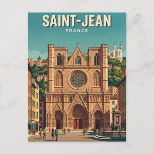 Postal Catedral de San Juan Bautista Francia