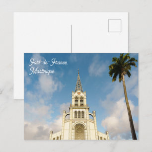 Postal Catedral de San Luis, Fort-de-France, Martinica