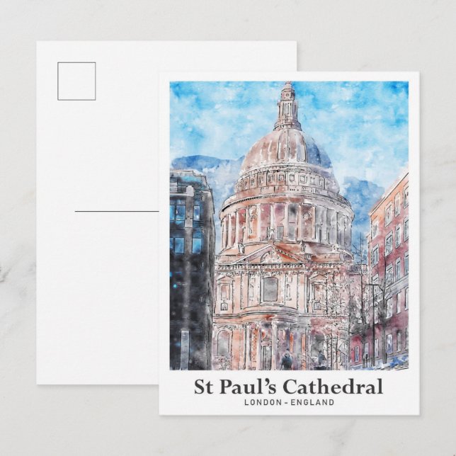 Postal Catedral de San Pablo (Anverso / Reverso)