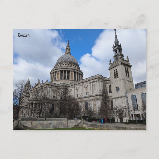 Postal Catedral de San Pablo (Anverso)