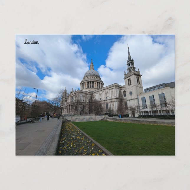 Postal Catedral de San Pablo (Anverso)