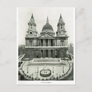 Postal Catedral de San Pablo de 1900