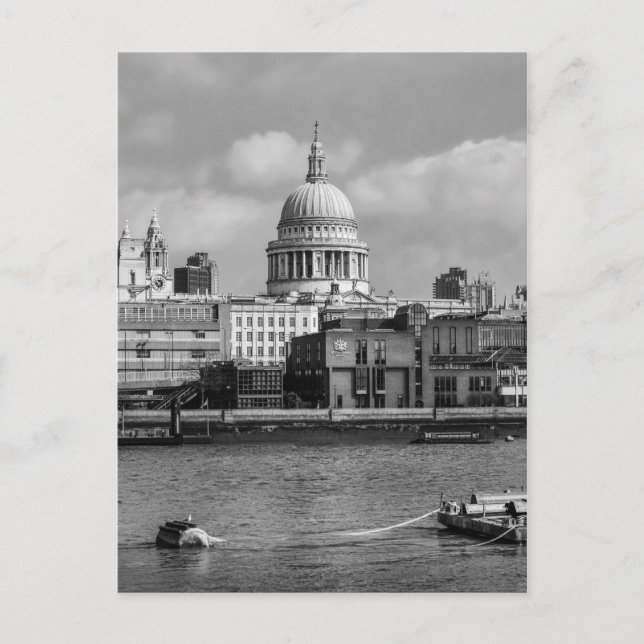 Postal Catedral de San Pablo de Londres Postcard (Anverso)