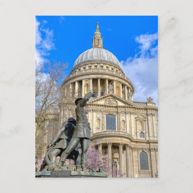 Postal Catedral de San Pablo - Postcard de Londres (Anverso)