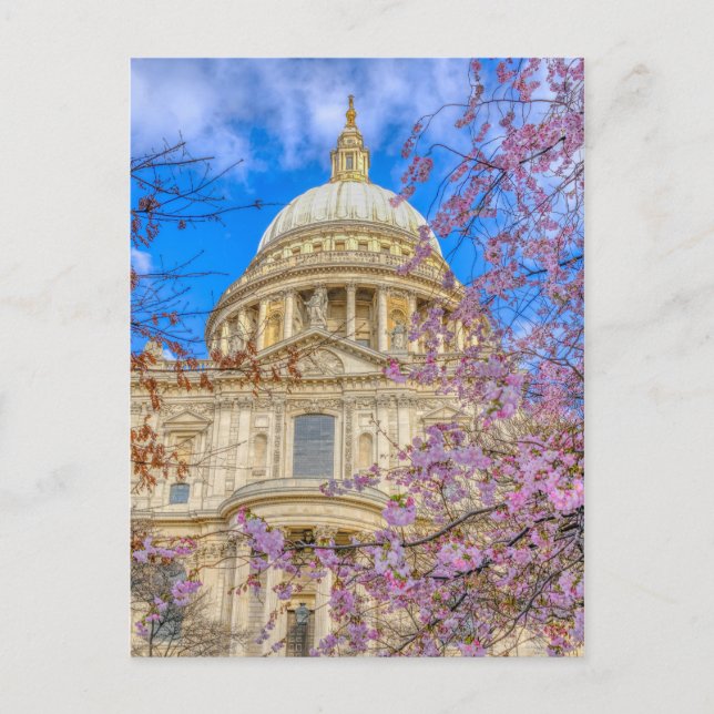 Postal Catedral de San Pablo - Postcard de Londres (Anverso)
