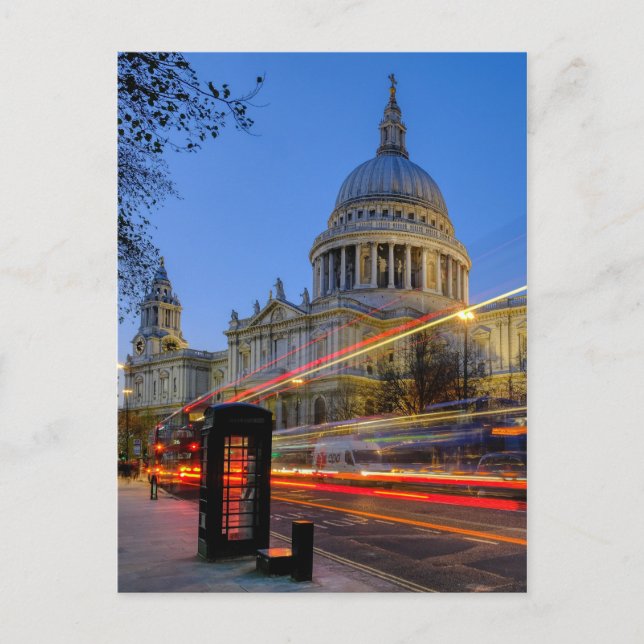 Postal Catedral de San Pablo - Postcard de Londres (Anverso)