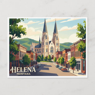 Postal Catedral de Santa Elena Montana