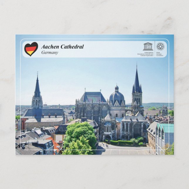 Postal Catedral de Santa María de la UNESCO (Anverso)