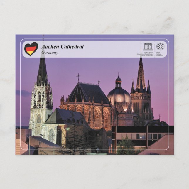 Postal Catedral de Santa María de la UNESCO (Anverso)