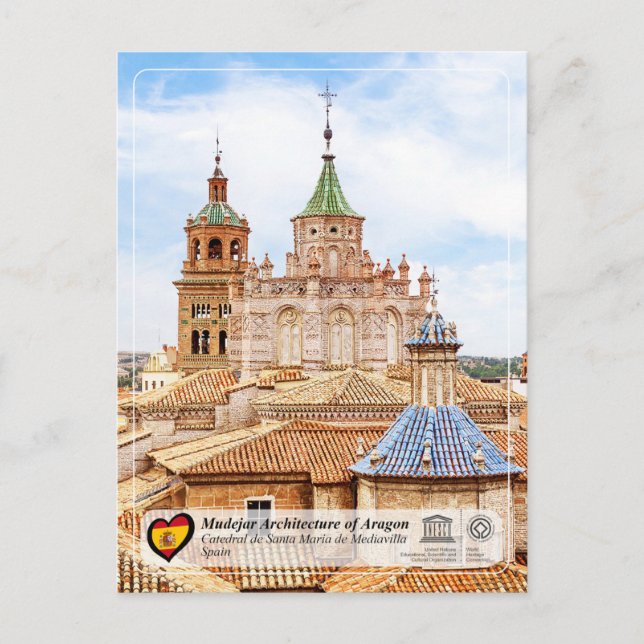 Postal Catedral de Santa María de Mediavilla de Teruel (Anverso)