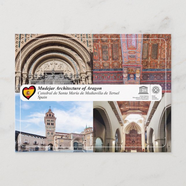 Postal Catedral de Santa María de Mediavilla de Teruel (Anverso)
