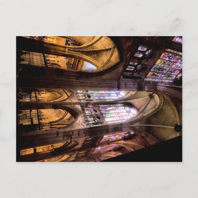 Postal Catedral de Santa María de Regla de León (Anverso)