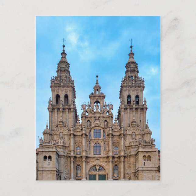 Postal Catedral de Santiago de Compostela (Anverso)