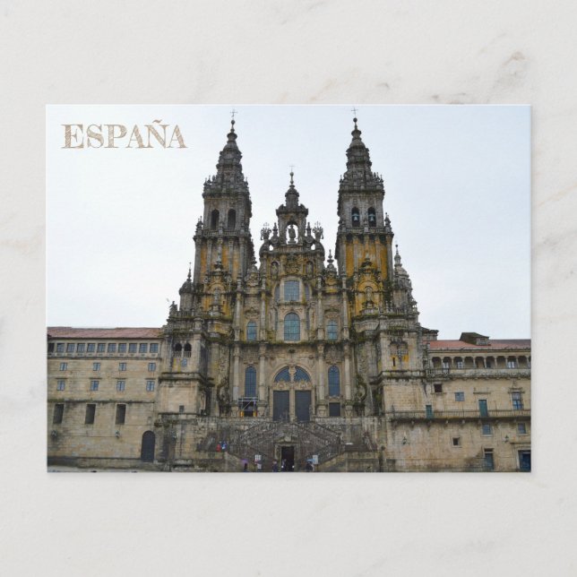 Postal Catedral de Santiago de Compostela (Anverso)