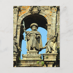 Postal Catedral de Santiago de Compostela, España