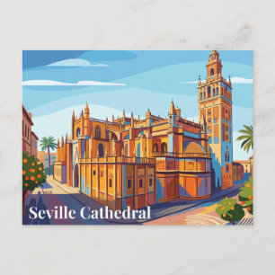 Postal Catedral de Sevilla España