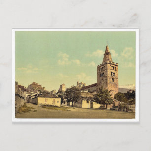 Postal Catedral de Sion, Valais, Suiza