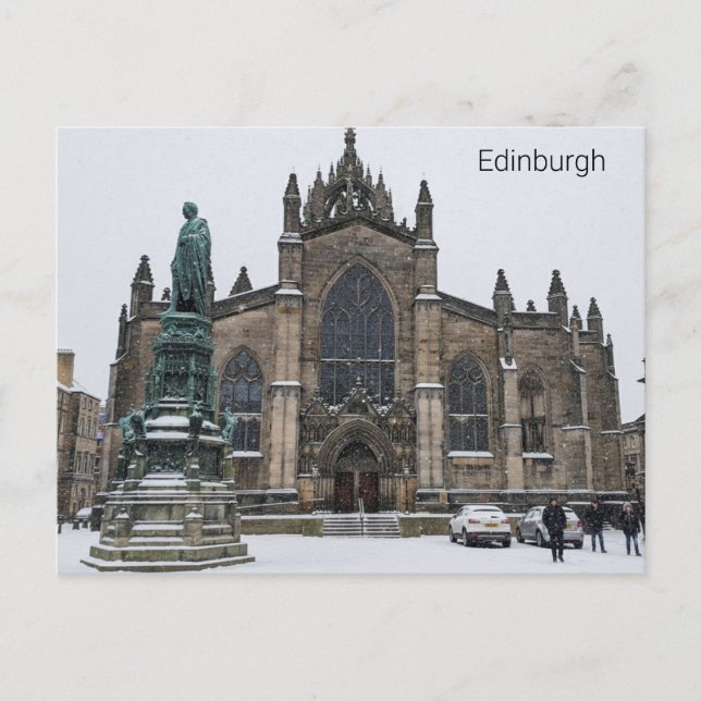 Postal Catedral de St Giles de Edimburgo (Anverso)
