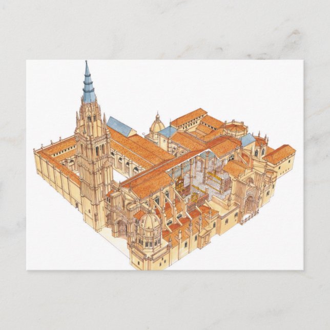 Postal Catedral de Toledo. España (Anverso)