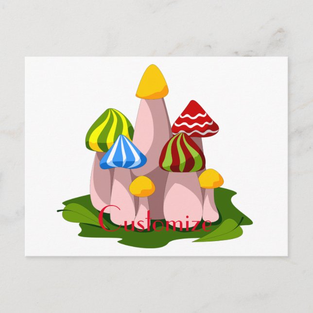 Postal Catedral de Trueno de Champiñones Mágicos_Cove  (Anverso)