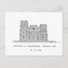Postal Catedral de Uagadugú, Uagadugú, Burkina Faso