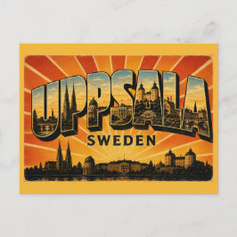 Postal Catedral de Uppsala Suecia