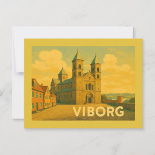 Postal Catedral de Viborg Dinamarca