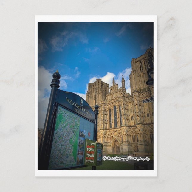 Postal Catedral de Wells (2) (Anverso)