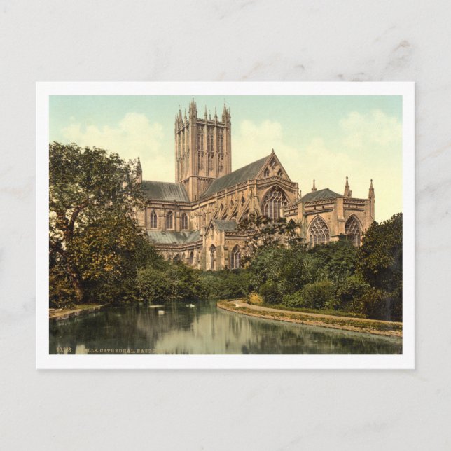 Postal Catedral de Wells, Somerset, Inglaterra (Anverso)