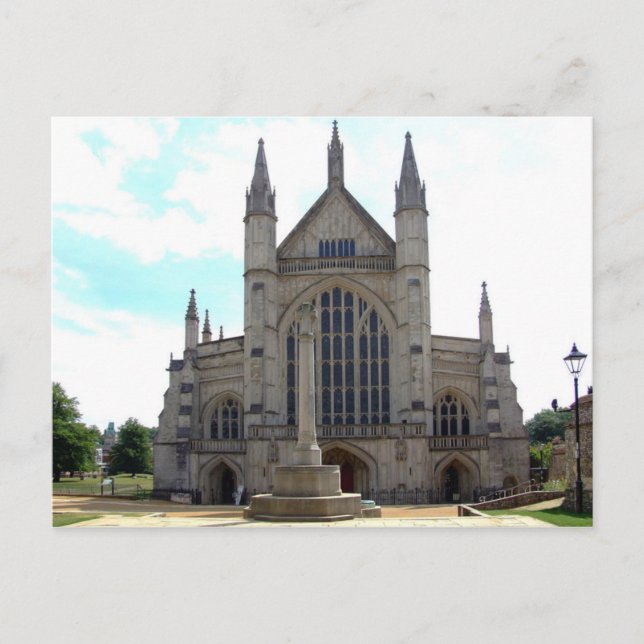 Postal Catedral de Winchester de Postcard, Reino Unido (Anverso)
