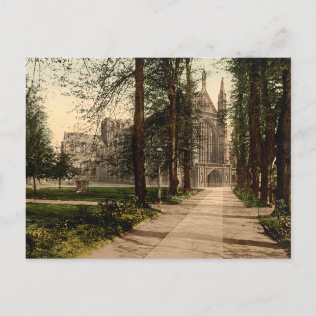 Postal Catedral de Winchester, Hampshire, Inglaterra (Anverso)