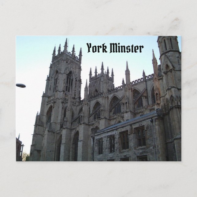 Postal Catedral de York (Anverso)