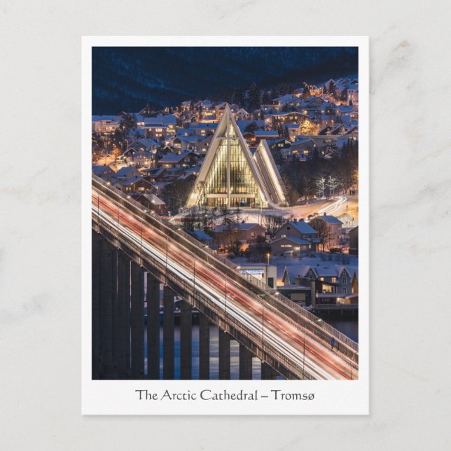 Postal Catedral del Ártico (Anverso)