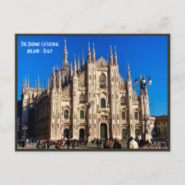Postal Catedral del Duomo de Milán - Italia