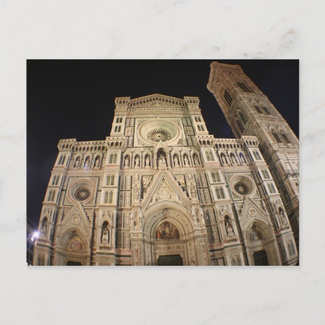 Postal Catedral del Duomo, Florencia (Anverso)