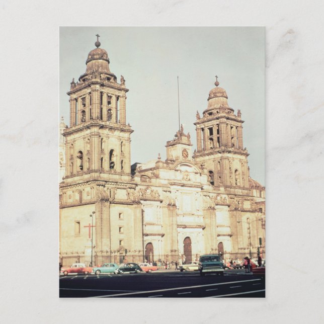 Postal Catedral del Exterior de la Ciudad de México (Anverso)