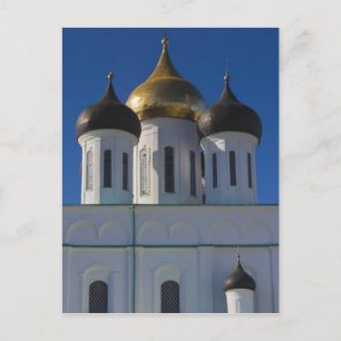 Postal Catedral del Kremlin de Pskov y la Trinidad