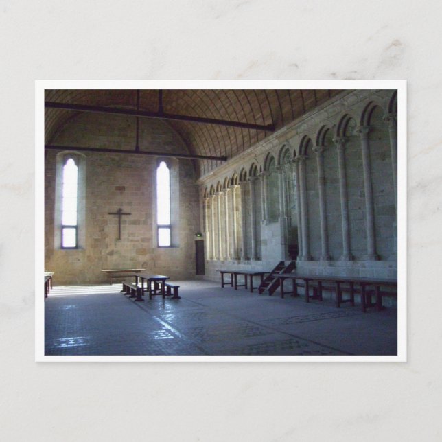 Postal Catedral del Mont Saint Michel (Anverso)