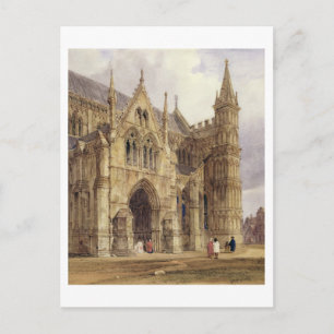 Postal Catedral del Porche Noroeste de Salisbury, 1832