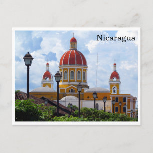 Postal catedral granada nicaragua