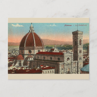 Postal Catedral Italiana de Florencia