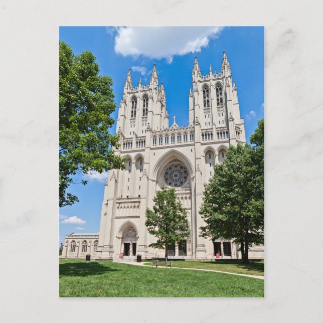 Postal Catedral Nacional de Washington (Anverso)