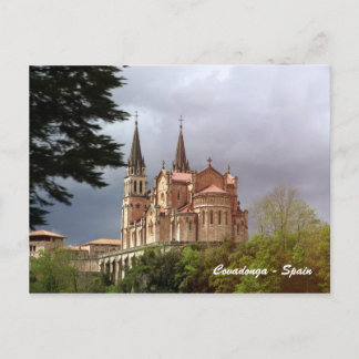 Postal Catedral Santa María La Real de Covadonga