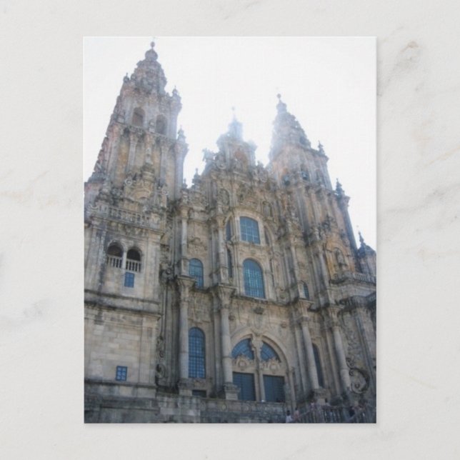 Postal Catedral Santiago de Compostela (Anverso)