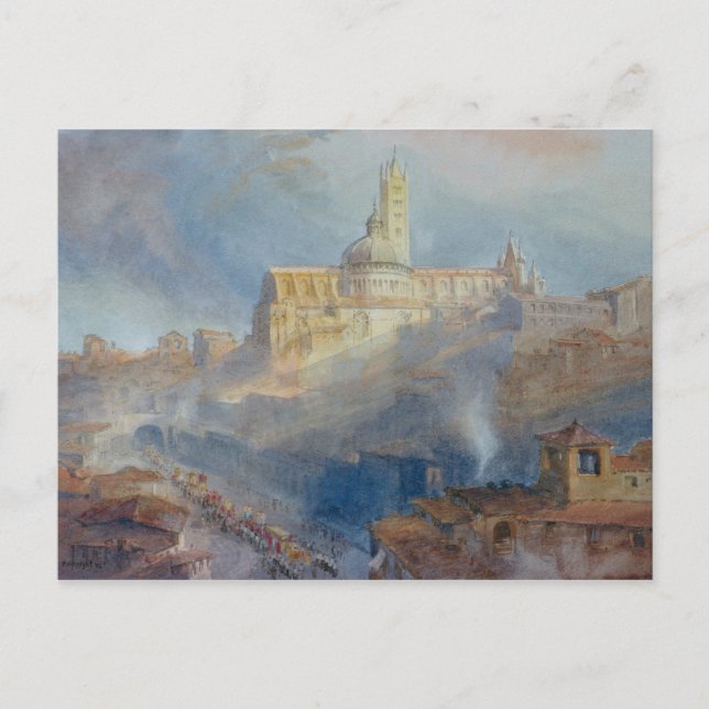 Postal Catedral, Siena, 1902 (Anverso)