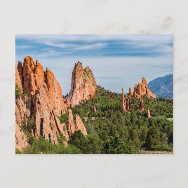 Postal Catedral Spires Formación Colorado Postcard (Anverso)