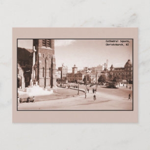 Postal catedral vintage Christchurch NZ