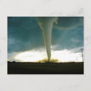 Postal Categoría F5 Tornado Acercándose a Elie Manitoba