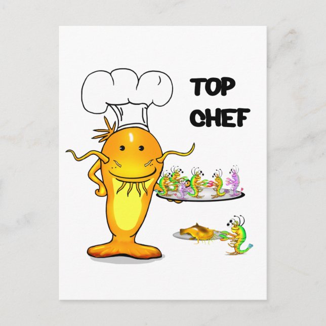 Postal Catfish Chef Top (Anverso)