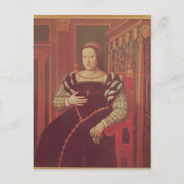 Postal Catherine de Medici, 1585-86 (Anverso)